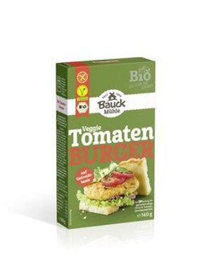 Bauck Mühle 6x Tomaten Burger mit Basilikum Bio glutenfrei 140g