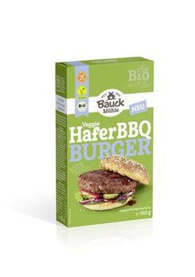 Bauck Mühle 3x Hafer BBQ Burger Bio gf 150g