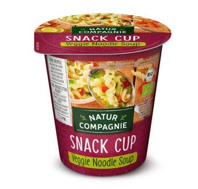 Natur Compagnie 6x Snack Cup Veggie Noodle Soup 50g