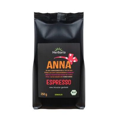 Herbaria 6x Anna Espresso gemahlen bio 250g