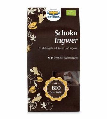 Govinda Schoko-Ingwer Kugeln 120g