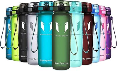 Super Sparrow Trinkflasche - Tritan Wasserflasche - 750ml - BPA-frei - Ideale Sp