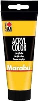 Marabu Acrylfarbe Acryl Color Mittelgelb 021 Künstler Malfarbe Acrylmalen