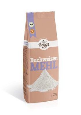 Bauck Mühle 6x Buchweizenmehl Vollkorn glutenfrei Bio 500g