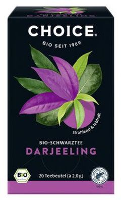 CHOICE® , Yogi Tea GmbH 6x CHOICE® Darjeeling Bio 20x2,0g
