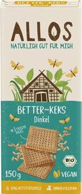 Allos 6x Better-Keks Dinkel 150g