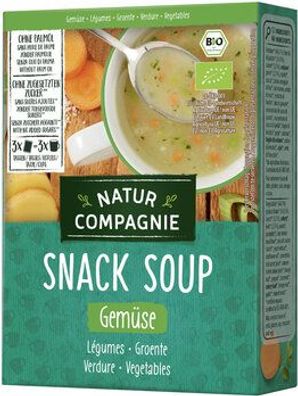 Natur Compagnie 6x Snack Soup Gemüse 3x18g