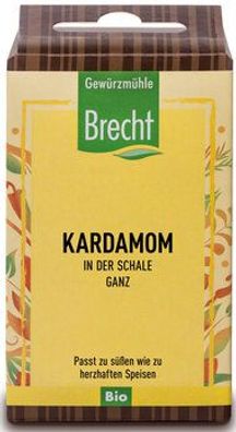 Gewürzmühle Brecht 6x Kardamom ganz - NFP 30g