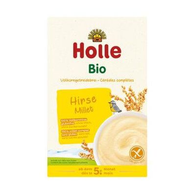Holle 3x Bio-Vollkorngetreidebrei Hirse 250g