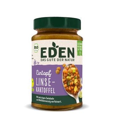 EDEN 3x Eintopf Linse-Kartoffel Bio 400g