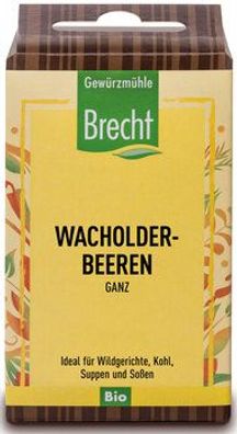 Gewürzmühle Brecht 3x Wacholderbeeren ganz - NFP 25g