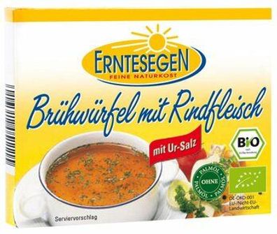 Erntesegen 3x Brühwürfel mit Rindfleisch 72g