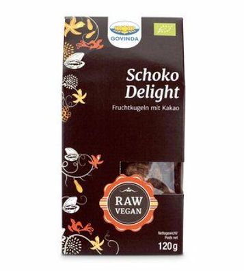 Govinda 6x Schoko Delight - Kugeln 120g