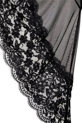 Ocultica Gothic Kleid, schwarz, Größe 2XL
