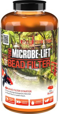 Microbe Lift Filterstarter 1 L Hochleistungs- Filterbakterien für Teichfilter