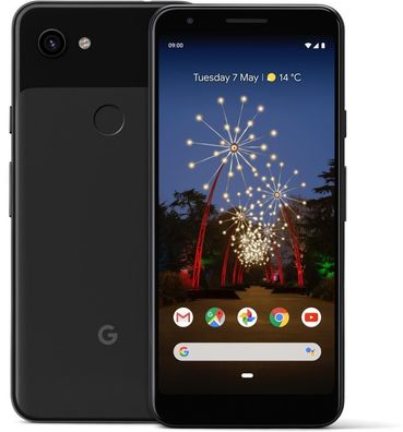 Google Pixel 3a G020F 64GB Just Black Android Smartphone Sehr Gut in White Box