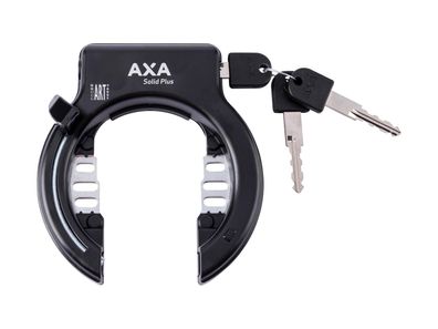 AXA Rahmen- und Akkuschloss-Set "Solid P langer Schlüssel