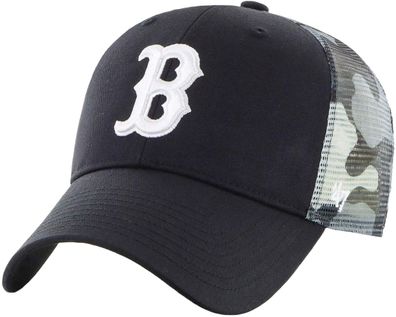 Boston Red Sox MVP Camouflage Trucker Cap mit 3D Logo - MLB ´47 Brand USA Import Cap