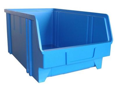 Hünersdorff Lagerbox "PP" Sichtbox, bruc Gr. 4, blau, Außen-/ Innenmaße: 332/ 290 ...