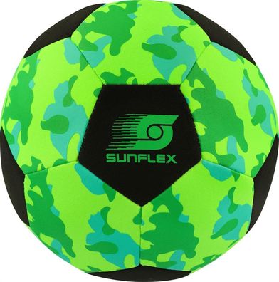 Sunflex Neopren Fußball Size 5 Camo Green | Ball Ballsport Ballspiel Sportspiel ...