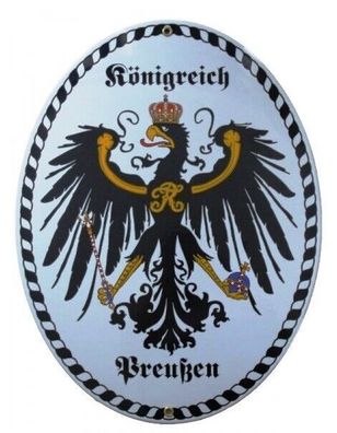 Emailleschild Königreich Preussen