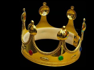 Gold Krone König Königin Prinzessin Tiara Kinder Hut Mittelalterlich Renaissance