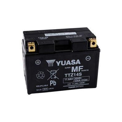 Batterie "TTZ14S-BS" ETN: 511 902 023 Yuasa, MTF, wartungsfrei, versiegelt