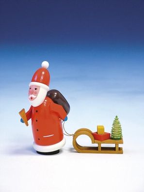 Weihnachtsfigur Weihnachtsmann mit Eisenbahn bunt ca 11 cm NEU Knecht Ruprecht