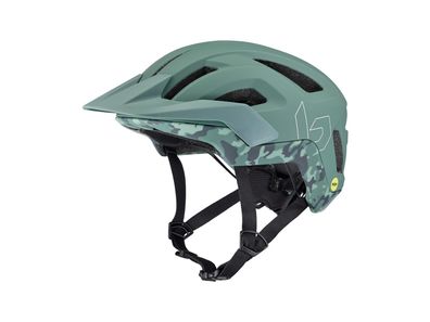 BOLLÉ MTB-Helm "Eco Adapt Mips" Adjustab sage matte, Gr. L (59-62 cm)