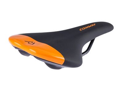 CONWAY Sattel "VL-1489" Sport, schwarz / orange