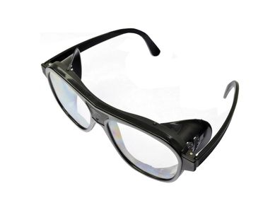 WKS Schutzbrille, Vollsichtbrille mit ovalen Gläsern, Kunsts