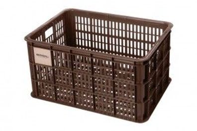 BASIL V.R.-Korb "Crate L" Kunststoff, Vo brown