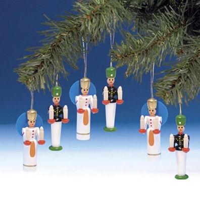 Baumbehang Engel &amp; Bergmann (1Satz Pro Kauf) Größe 5,5 cm NEU Weihnachten Baum