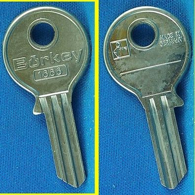 Schlüsselrohling Börkey 1666 für Evva Profil NM / Möbelzylinder, Stahlschränke +