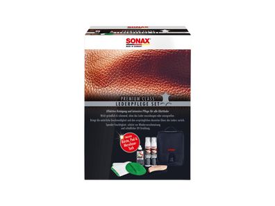 SONAX Lederpflegemittel "PremiumClass" R in einer wiederverschließbaren SONAX-Tasche