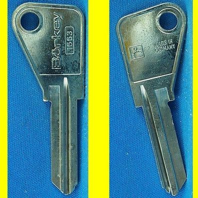Schlüsselrohling Börkey 1663 für Profilzylinder von Bricard Profil L