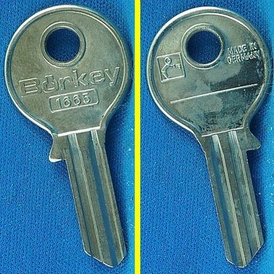 Schlüsselrohling Börkey 1665 für Evva Profil NM / Möbelzylinder, Stahlschränke +