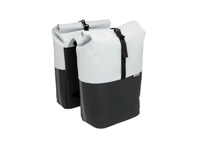 NEW LOOXS Doppeltasche "Nyborg Double" V light grey / black
