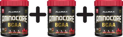 3 x Aminocore BCAA, Fruit Punch Blast - 945g