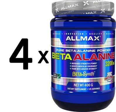 4 x Beta Alanine - 400g