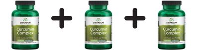 3 x Curcumin Complex, 700mg - 120 vcaps