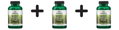 3 x Full-Spectrum Tribulus Fruit, 500mg - 90 caps