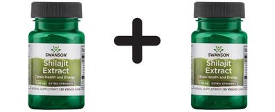 2 x Shilajit Extract, 100mg - 30 vcaps