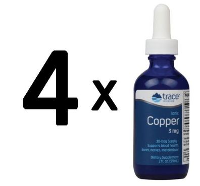 4 x Ionic Copper - 59 ml.