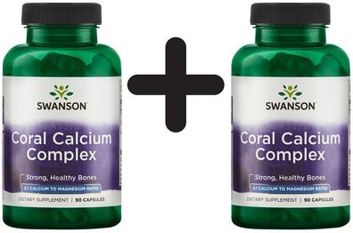 2 x Coral Calcium Complex - 90 caps