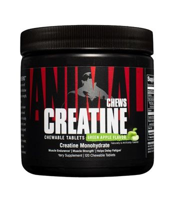 Creatine Chews, Green Apple - 120 chewable tablets