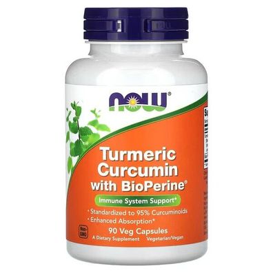 Turmeric Curcumin with BioPerine - 90 vcaps