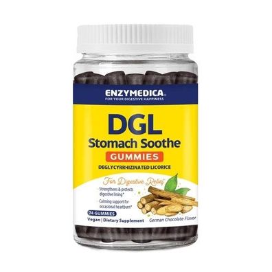 DGL Stomach Soothe Gummies, German Chocolate - 74 gummies