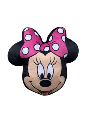 Geformtes Minnie Mouse Velours-Kissen – Dekokissen und Kuschelkissen