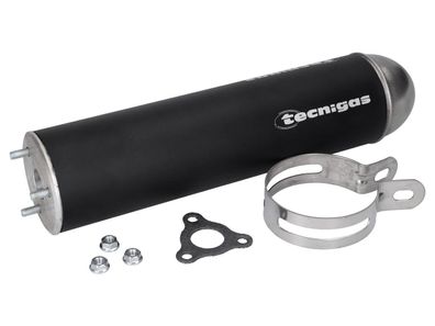 Endschalldämpfer Tecnigas E-NOX Aluminium schwarz